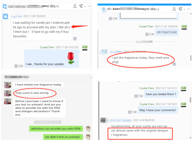 Płynne czyste, wysoce wykonane zapachy świec lotosowych do produkcji świec zapachowych 2